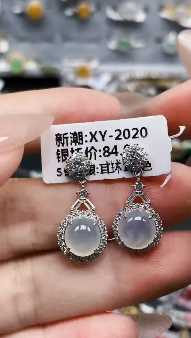 银S925镶嵌戒指翡翠3115