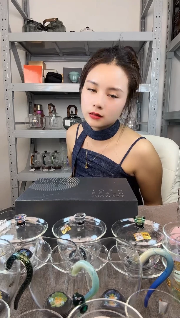 手工艺品玻璃差****_禾器 叠镜快客杯