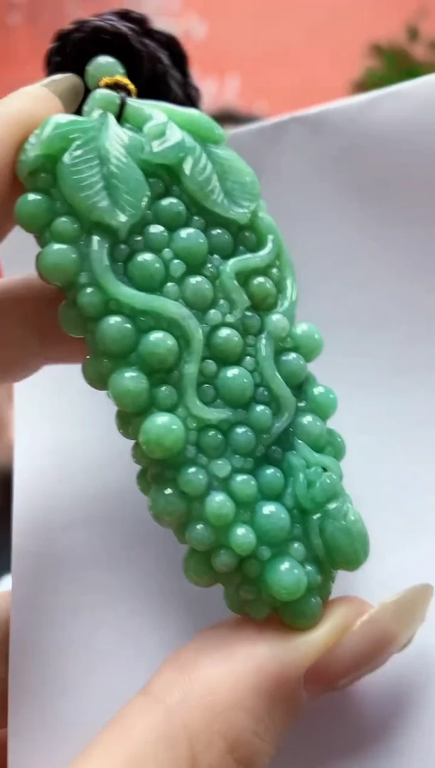 未镶嵌定制翡翠5160jw-毛货挂件9