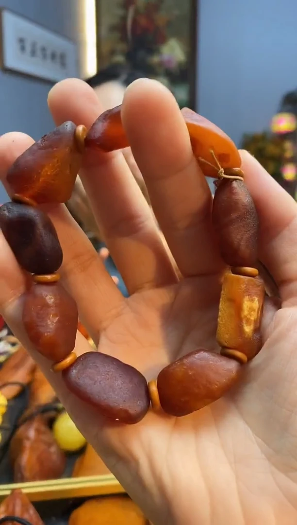 手链琥珀未镶嵌手串