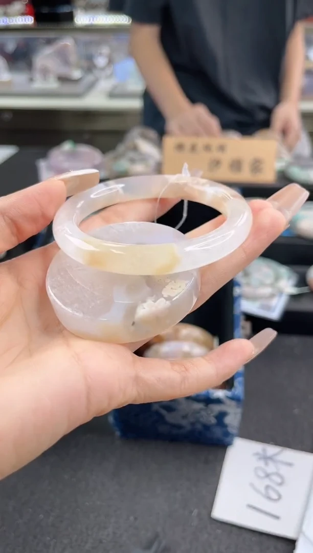 未镶嵌手镯石英质玉56圈口（赠品镯心）1039135