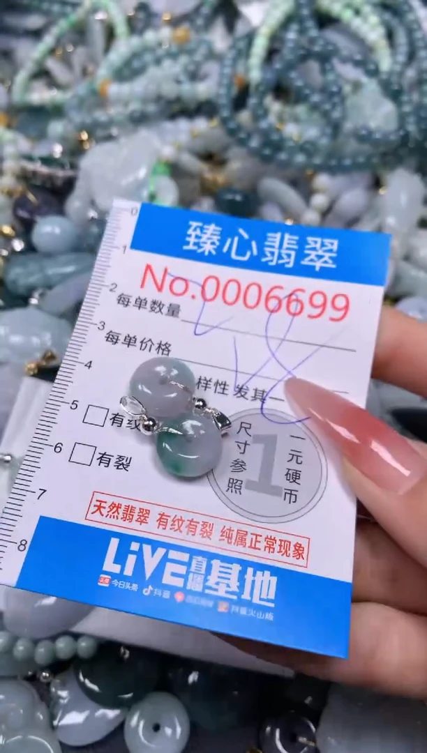 【闪购商品】翡翠颈饰未镶嵌含绳0006699