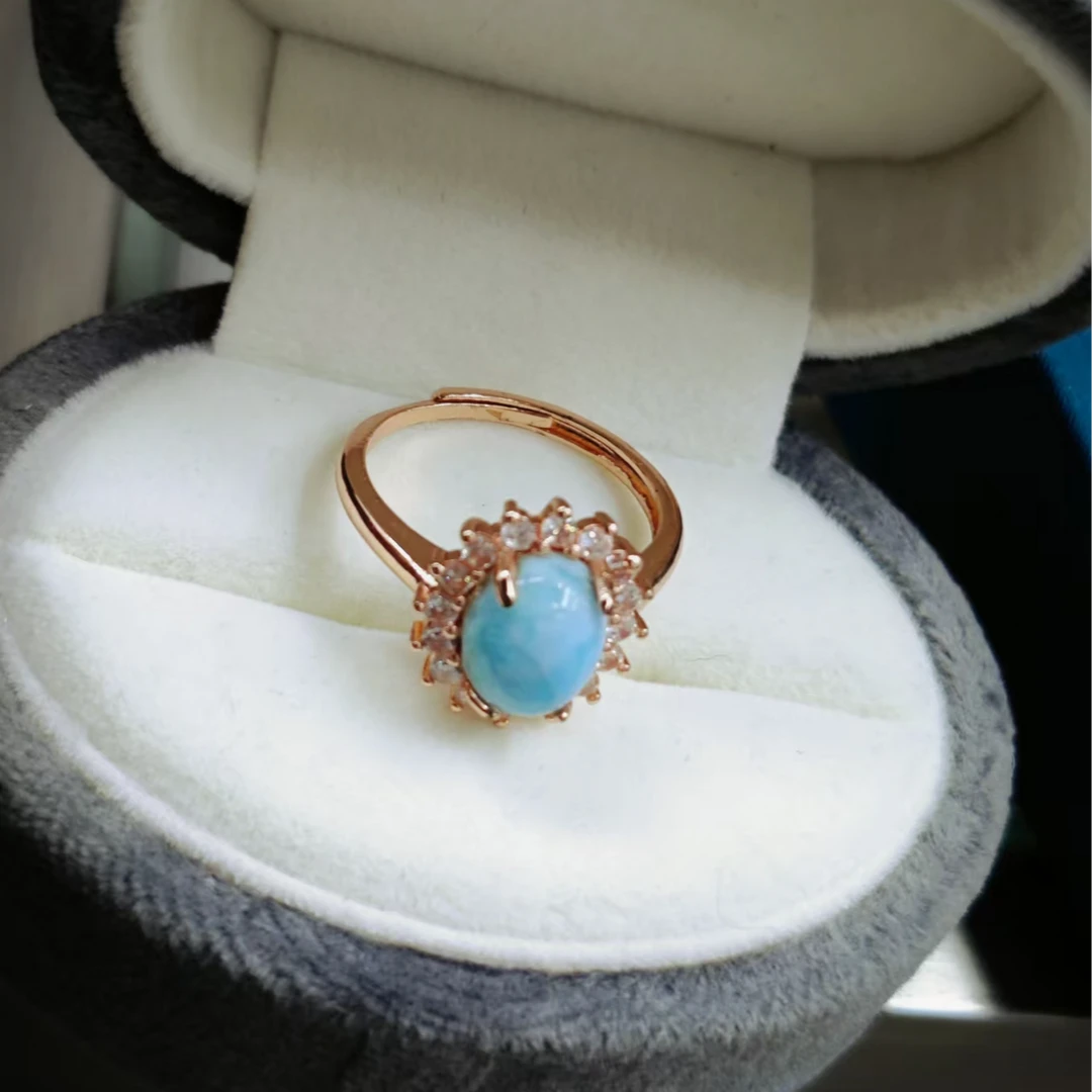 碧海蓝天设计款戒指