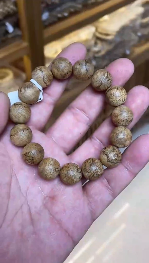 手串沉香 越柬圆珠单圈1.5多样性发其一