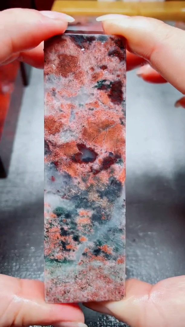 玉桂林鸡血玉素章--18