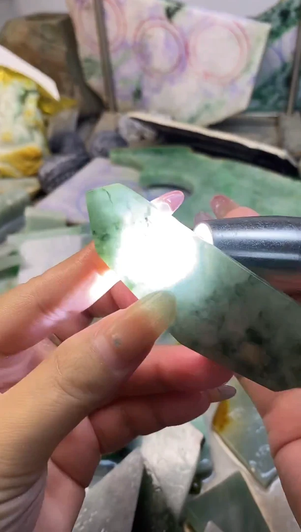 散珠翡翠天然缅甸翡翠A货534