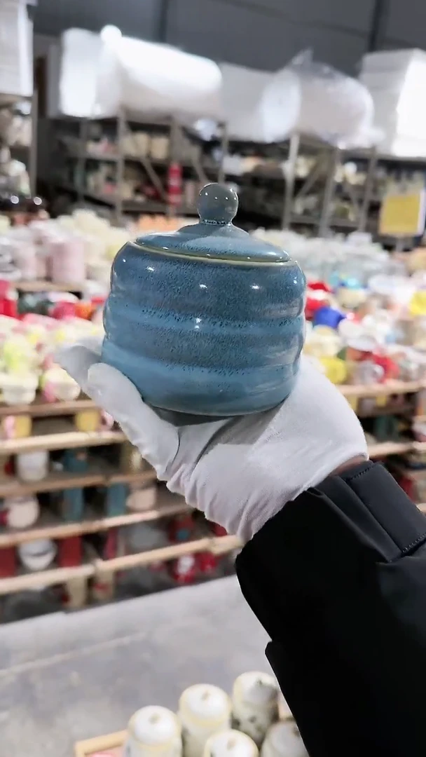 【闪购商品】瓷片罐子微瑕 凑满20元包邮