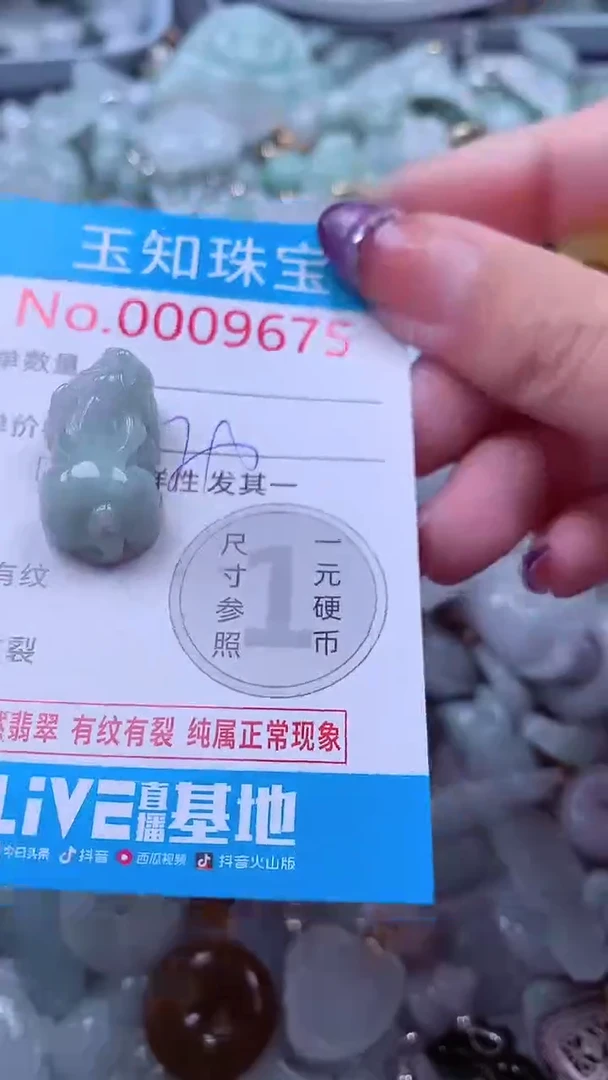 翡翠未镶嵌吊坠(不含链)9675