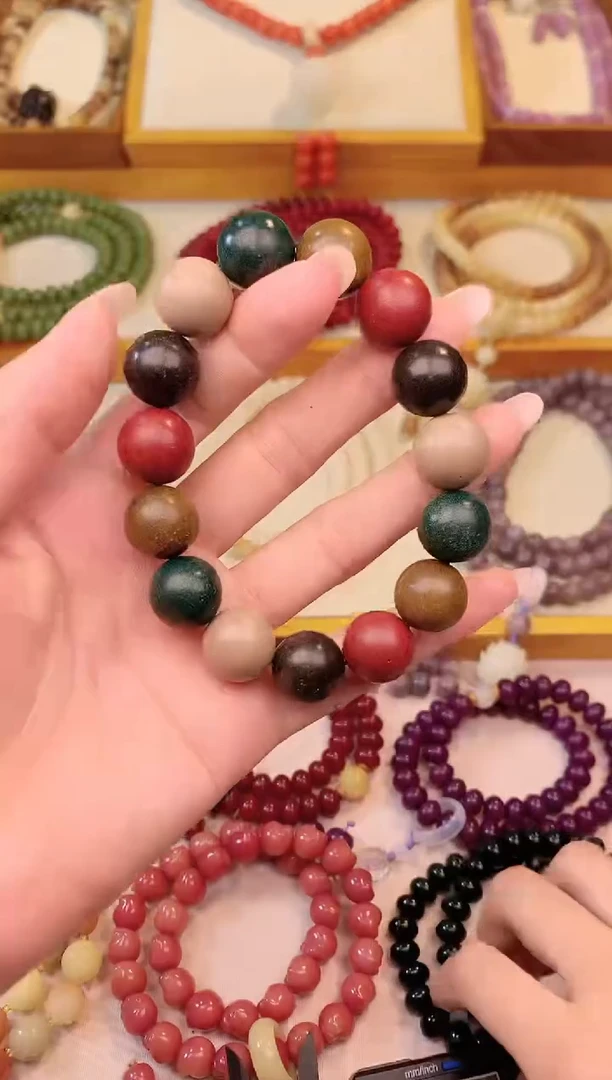 手串白玉菩提孤品