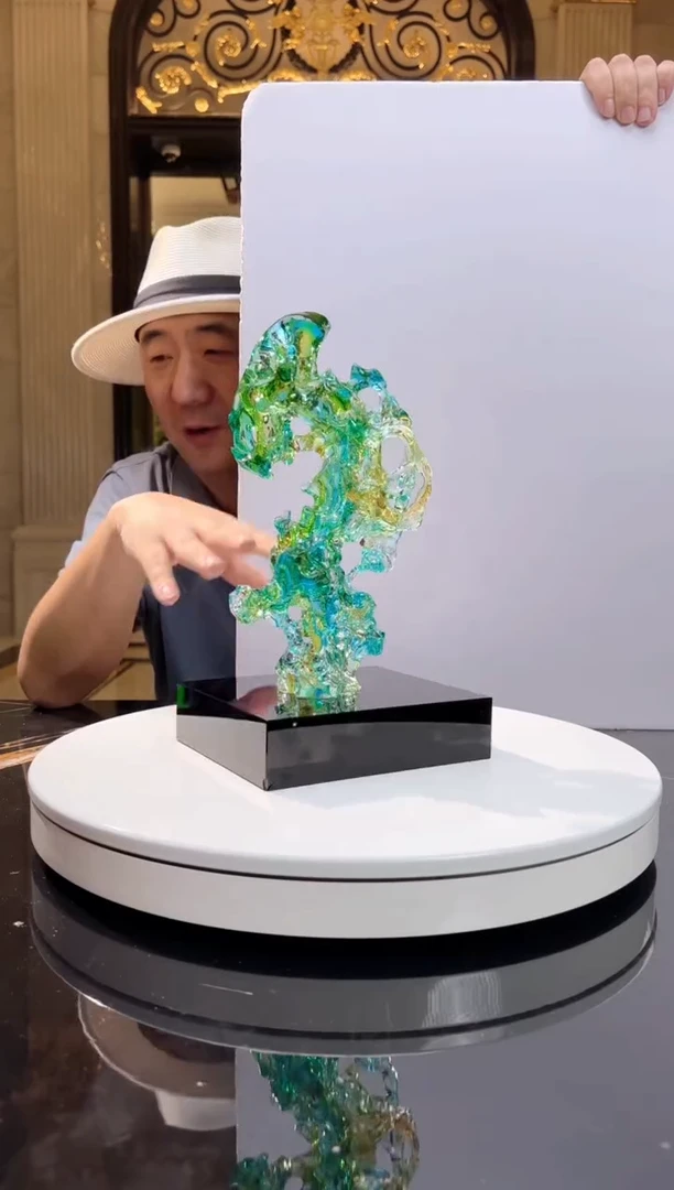 茶宠AJ1212136小号太湖石14*16黑