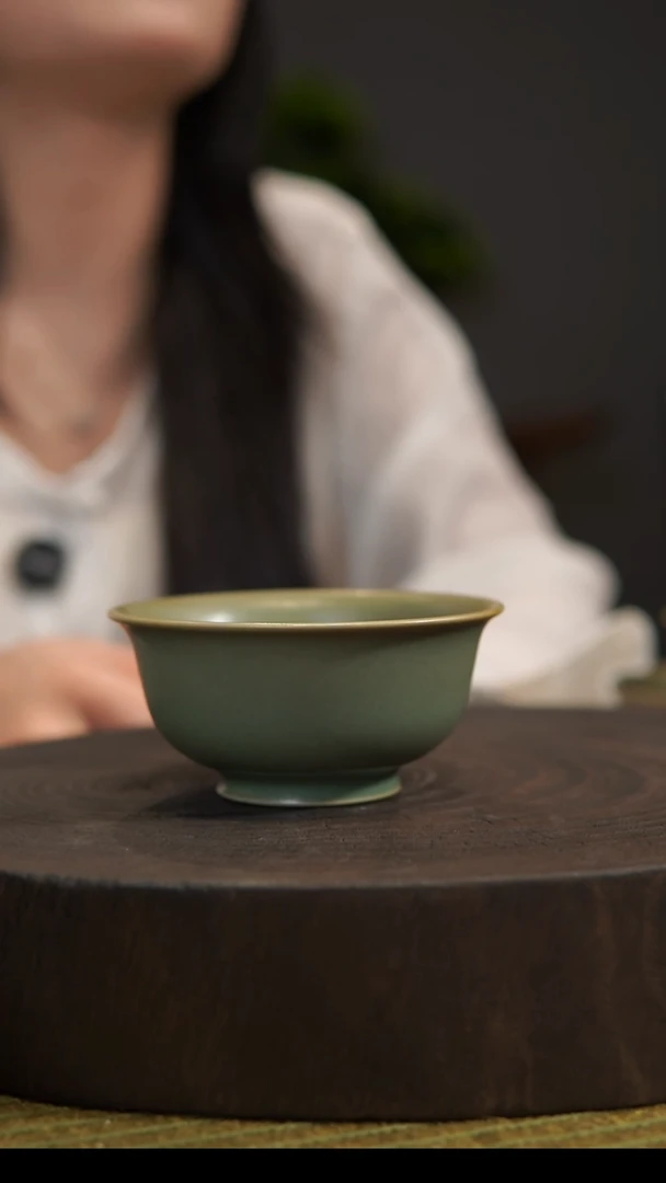 杯子压手杯 汝州原产地  原矿老釉