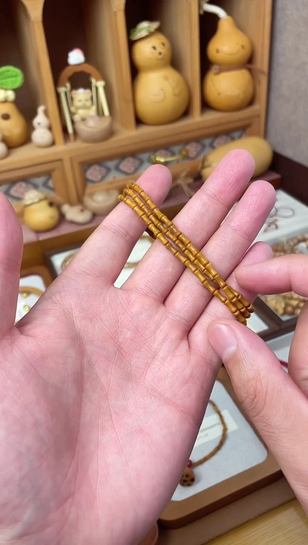 手串/手链核桃竹节手串一物一拍三圈素款加跑环