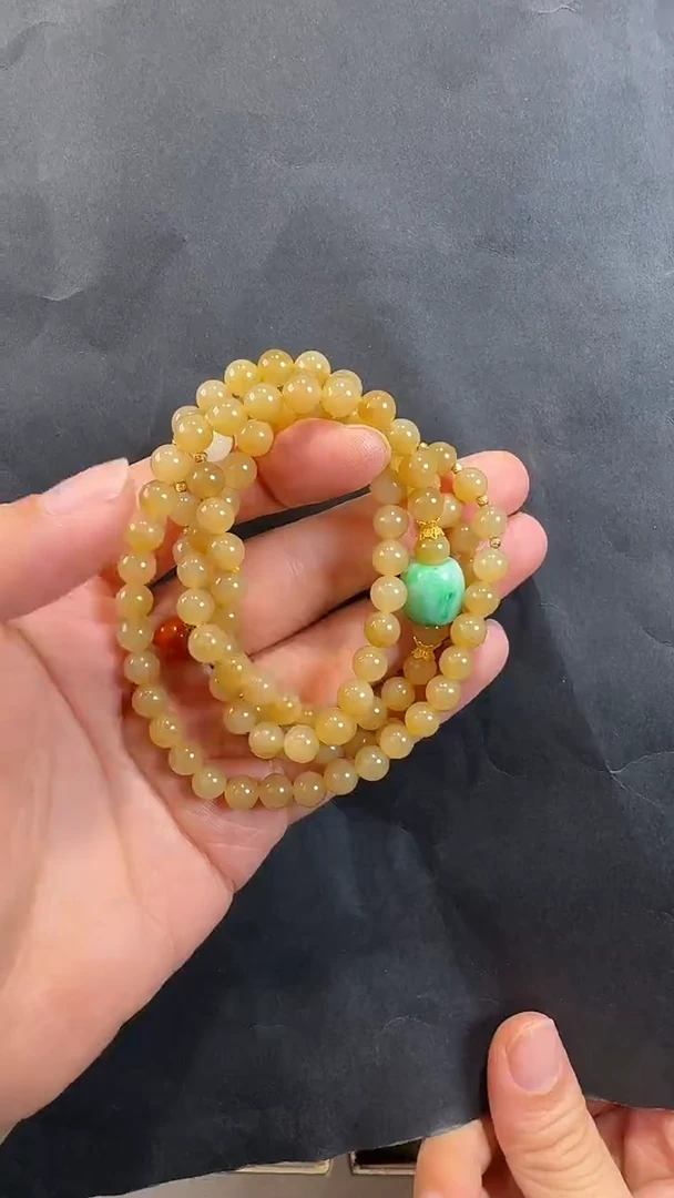 颈饰未镶嵌和田玉项链