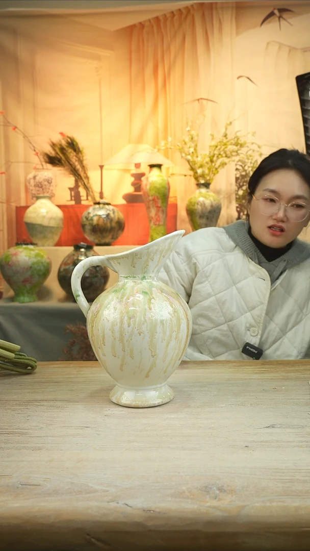高度28口径13陶瓷花器