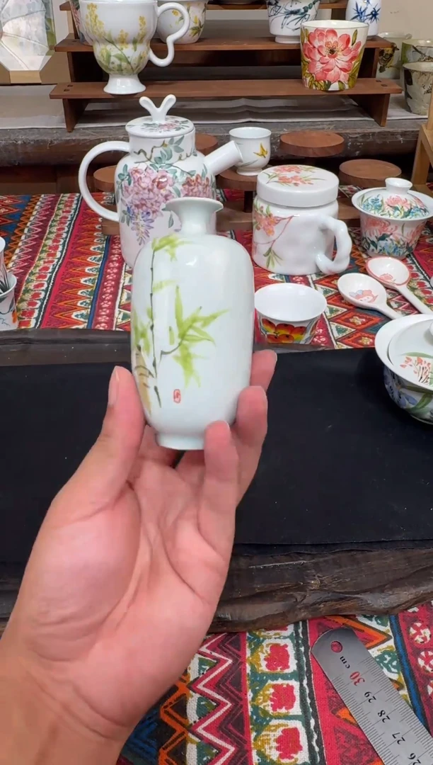 瓷片陶瓷景德镇高温釉下陶瓷清仓浮力价