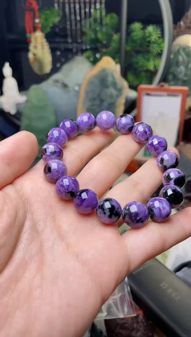 未镶嵌查罗石手串手串