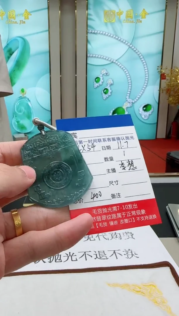 未镶嵌定制翡翠LX54翡翠吊坠-多样性发其一