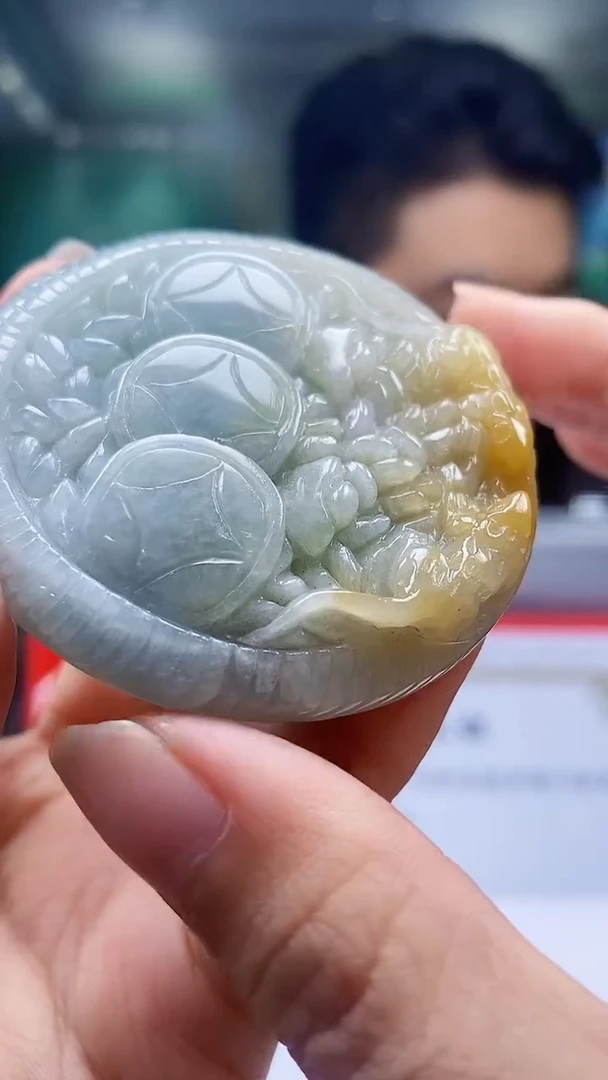 未镶嵌定制翡翠KK翡翠毛货吊坠-19