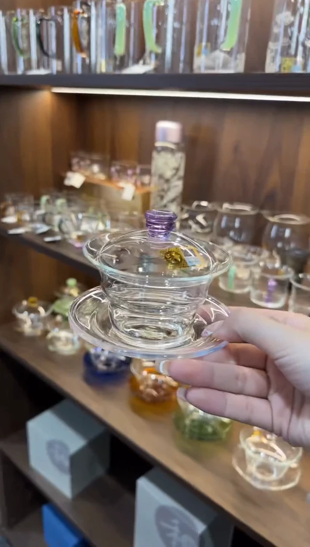 禾器 君怀盖碗浅紫色