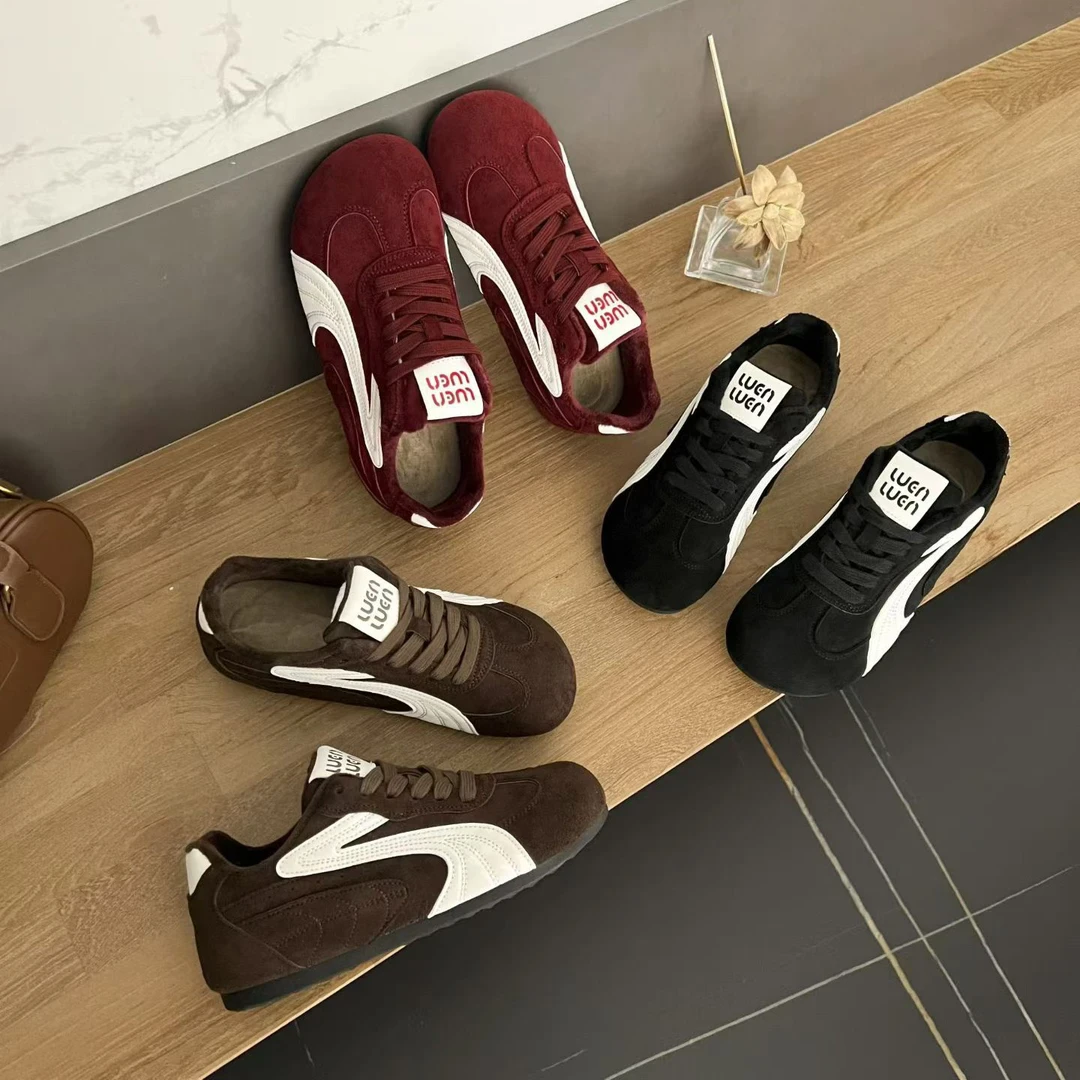 休闲鞋德训阿甘鞋2025新款秋季时尚跑步鞋低跟轻便运动鞋ins板鞋