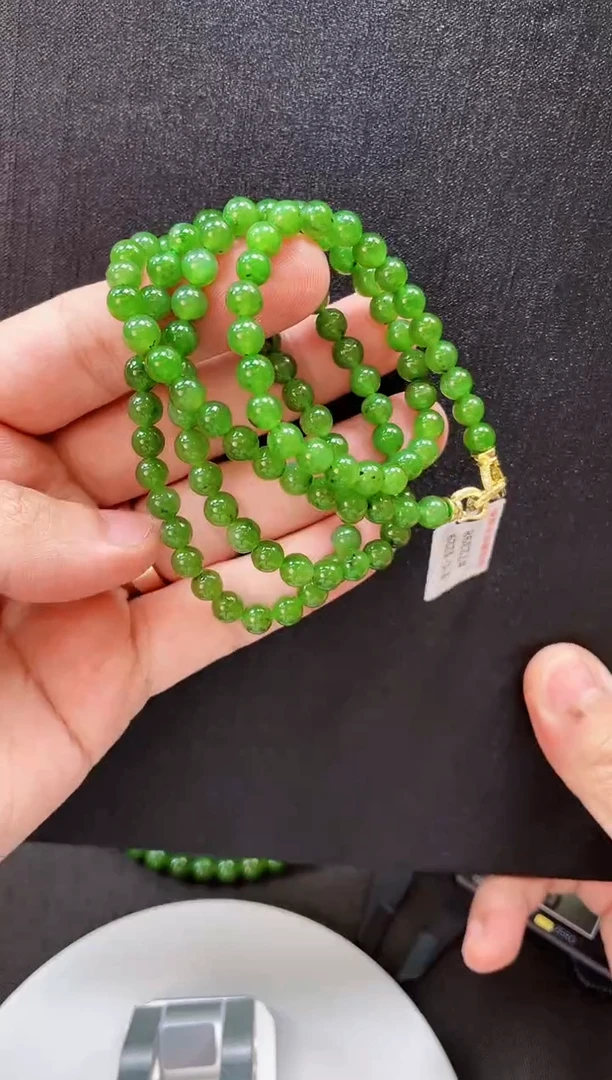 和田玉未镶嵌项链多样性发一