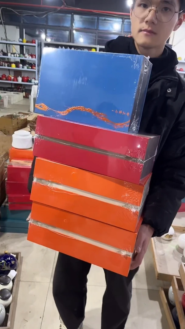 【闪购商品】摆件陶瓷茶叶罐罐密封罐