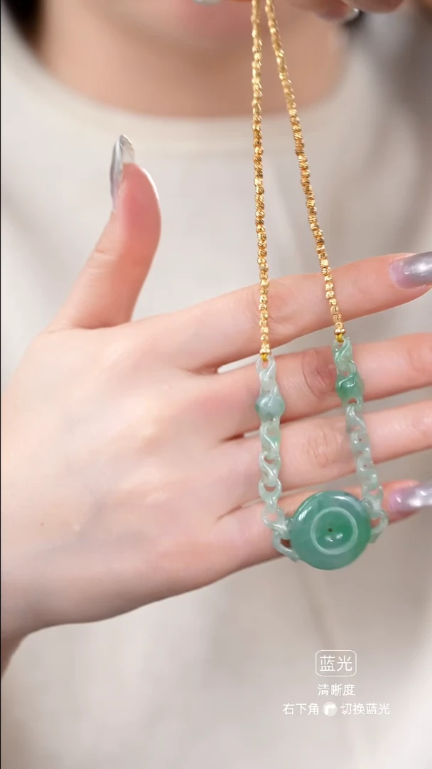 颈饰未镶嵌翡翠项链11