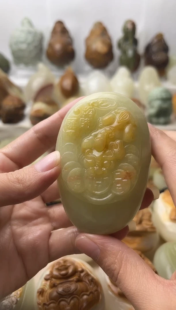 石材古青石棉纹正常不退换貔貅