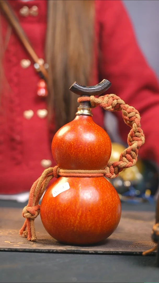 【闪购商品】WZ147大漆酒葫芦不包手串及旋转底座