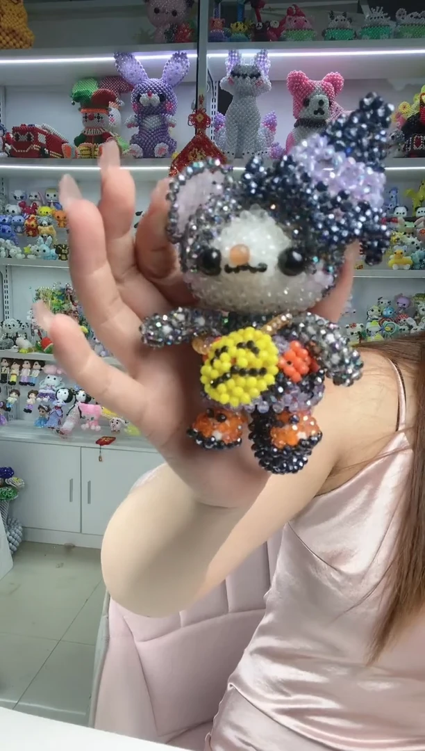 玻璃1387卡4水晶魔法猫材料包1套