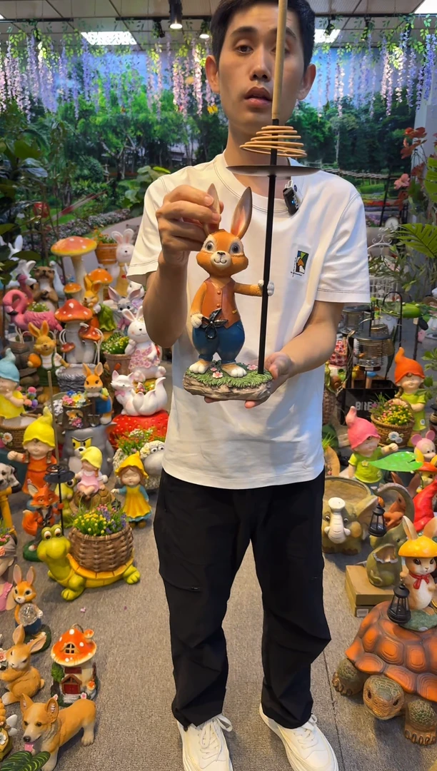 无花朵花园庭院摆件&00&