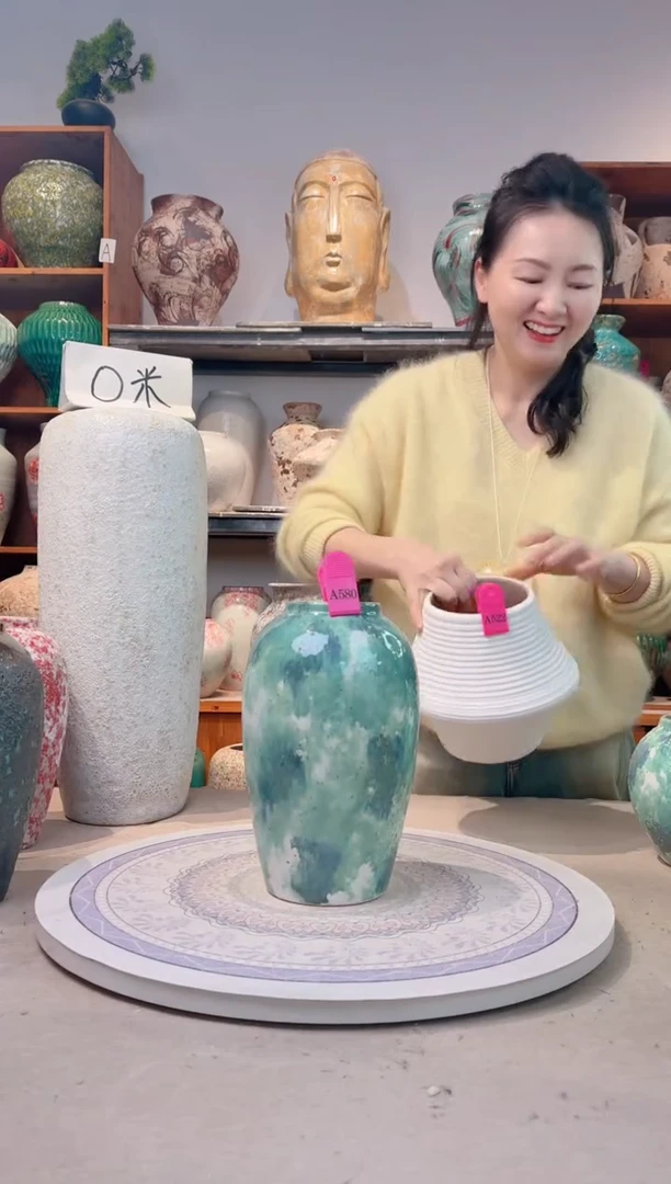 瓶陶瓷花瓶 无花  福利 a580