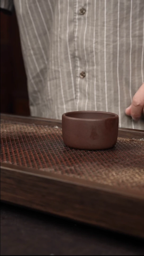 茶壶紫砂紫泥矮杯