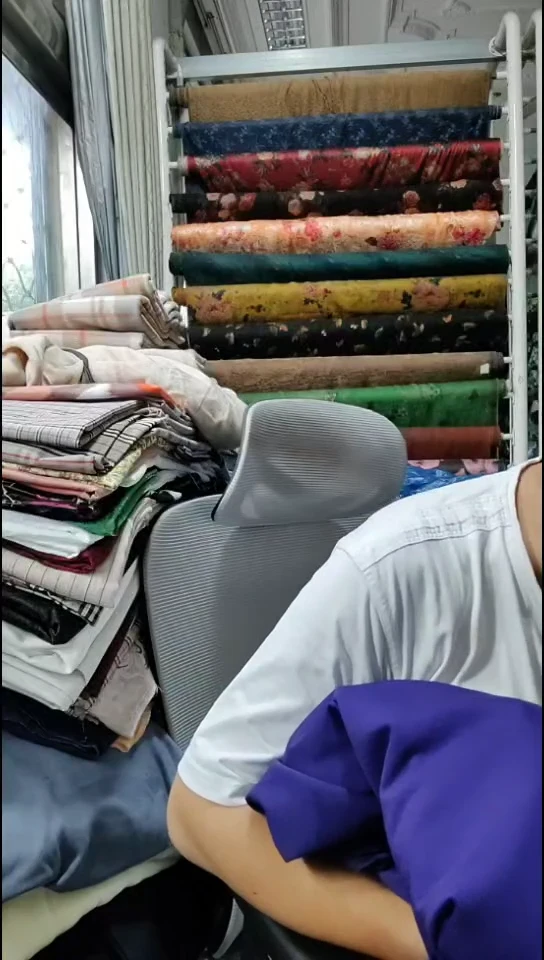 宝蓝紫纯色平纹布料