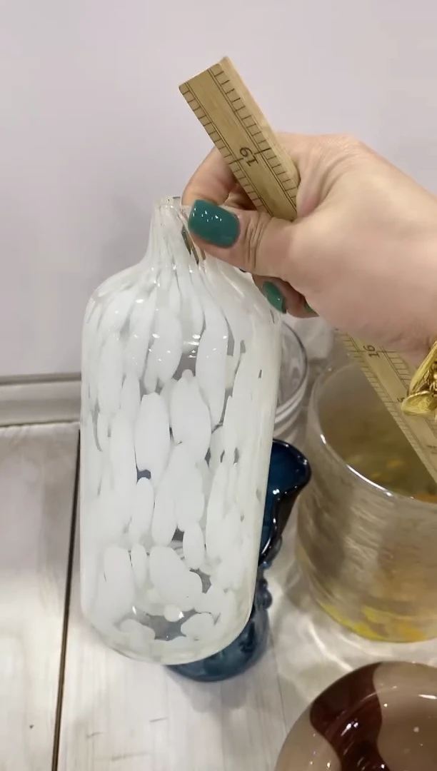 慕忆家手作琉璃花瓶撅嘴