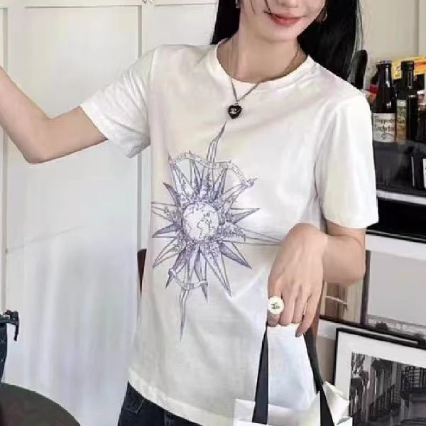 未使用 DIOR/迪奥 光茫图案短袖T恤