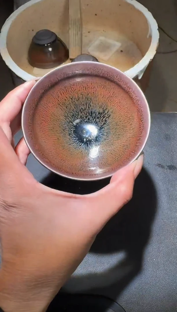 茶盏黎跃龙龙窑柴烧90
