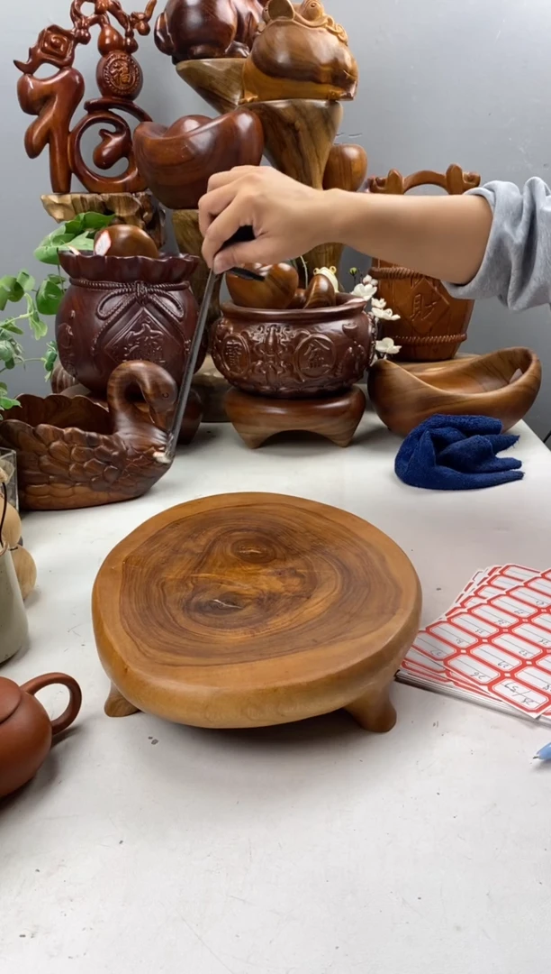 香樟木A25三足随型干泡/尺寸