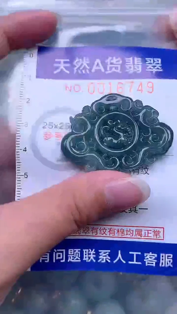 翡翠未镶嵌吊坠(不含链)1