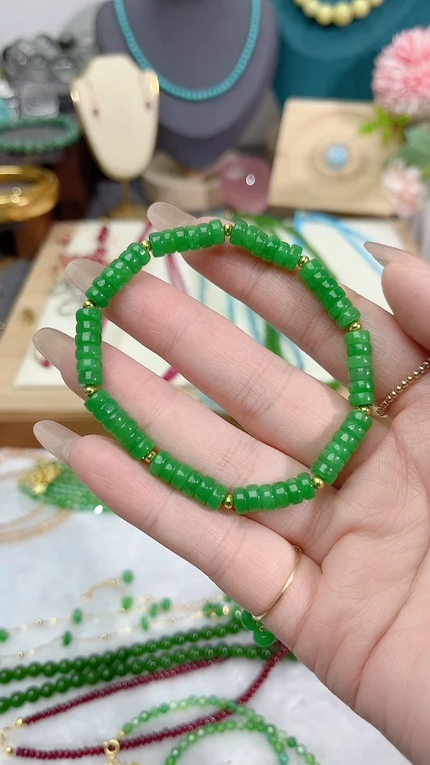 【闪购商品】未镶嵌翡翠手链素99