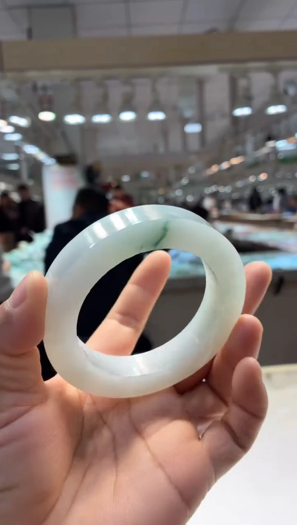 未镶嵌定制手镯定制翡翠57-64正圈