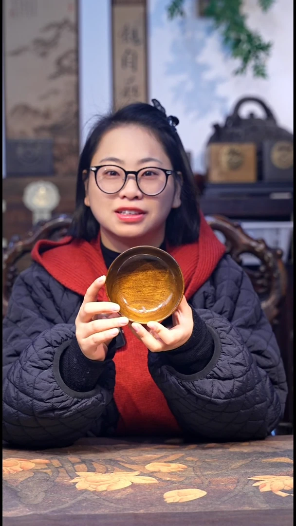 金丝楠小叶桢楠大漆碗 1