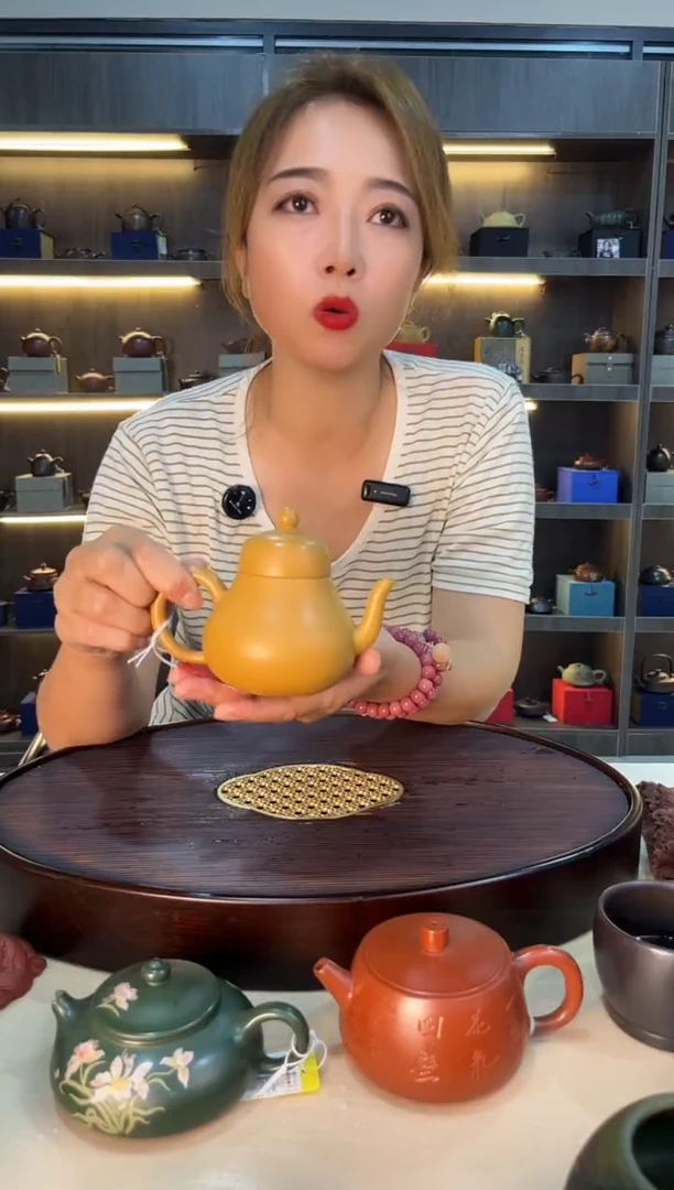 茶壶紫砂光器思婷 黄金段泥