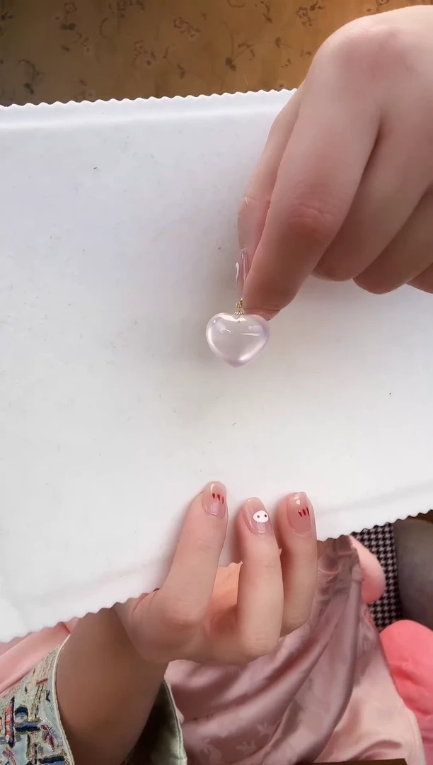 【闪购商品】水晶颈饰18K金镶嵌水晶吊坠