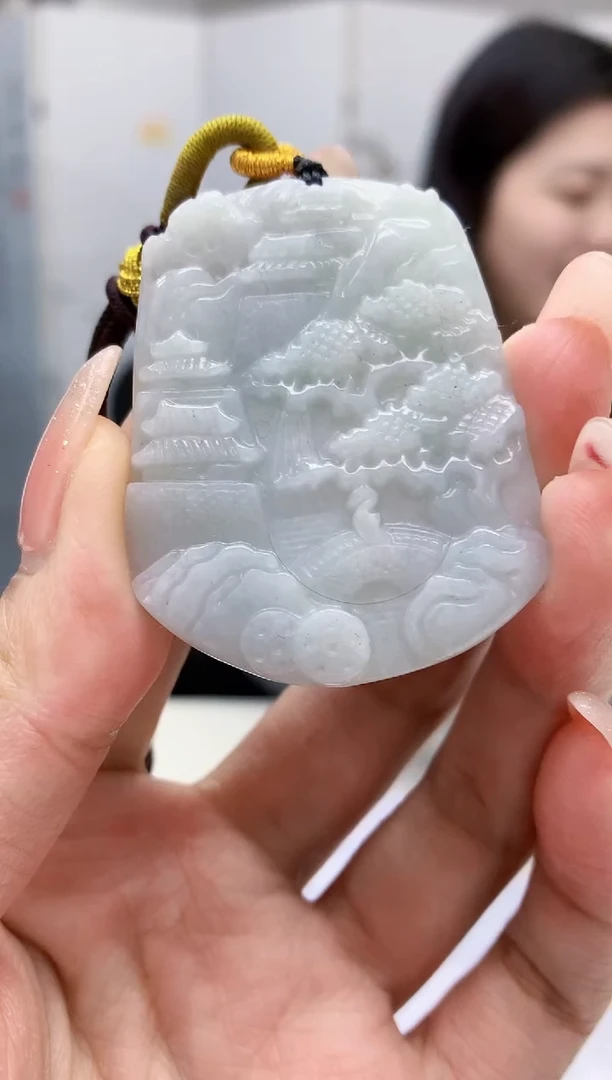 【闪购商品】翡翠颈饰未镶嵌0405MM-jj挂件1