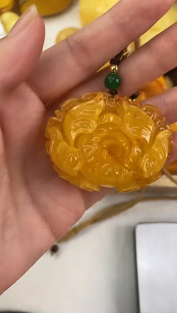 裸石琥珀未镶嵌天然琥珀蜜蜡
