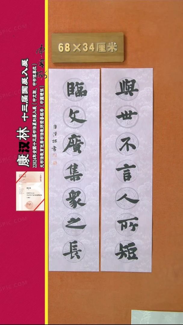 【闪购商品】书法23康汉林书法作品