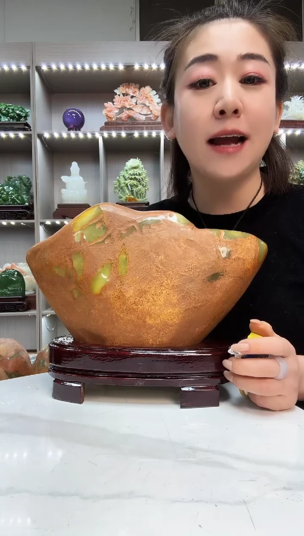 石材天然石材家居摆件办公室客厅玄关高档摆件