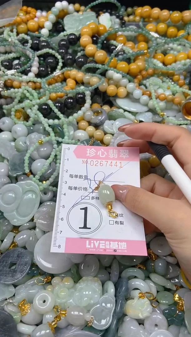 翡翠未镶嵌颈饰闪购0267441多样性发其一