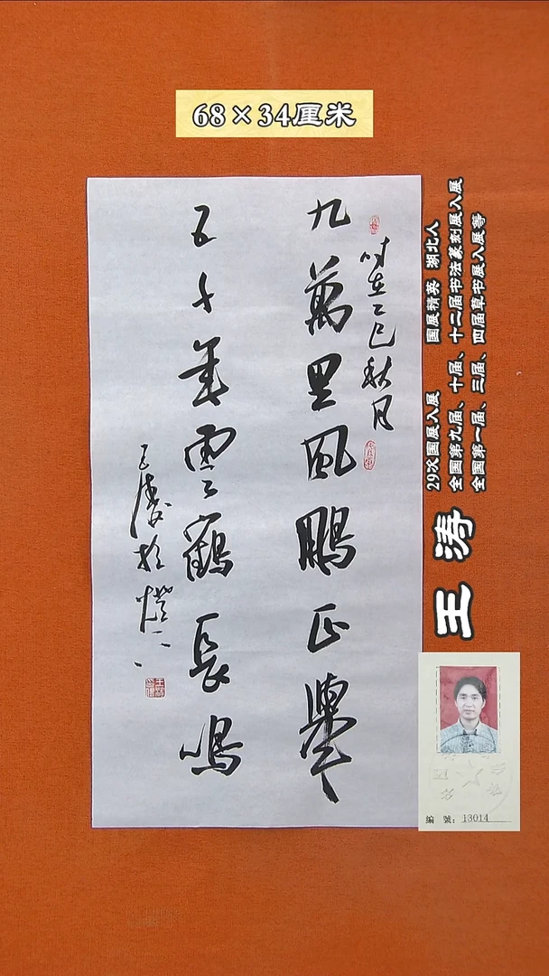 书法158R王涛书法作品